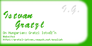 istvan gratzl business card